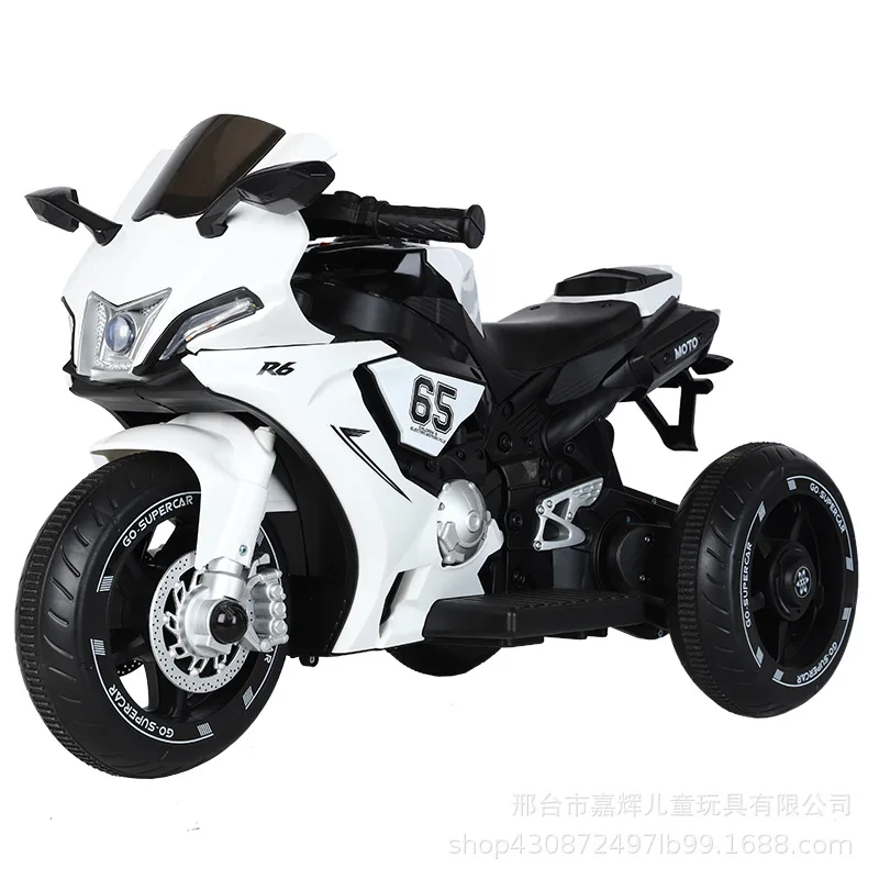 6v Load 50KG Children's Dual Drive Large Ride On Remote Controlled Toy Charging Battery Motorcycle 2