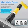 Steel Nail Rivet Gun Tool Set Manual Metalworking for Cordless Ceiling,Concrete Wall,Anchor Wire Slotting Device Staple Gun 3