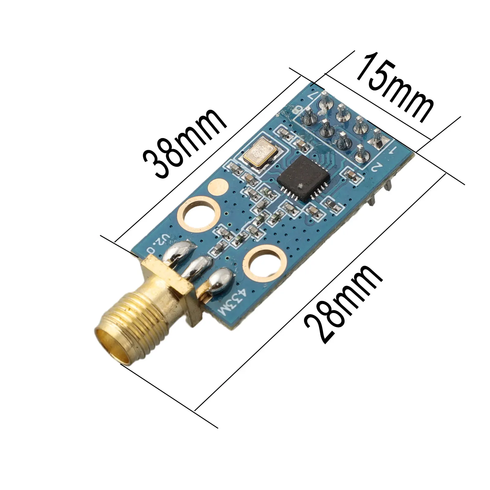 

Wireless Module CC1101 Wireless RF Transceiver Module with SMA Antenna High Durability and Reliable Performance