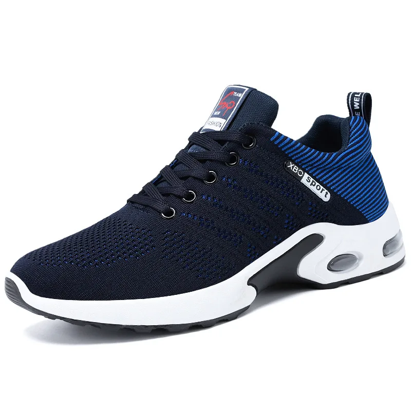 Shoes men 2024 new trend men's shoes breathable lace-up running shoes Korean version light casual sports shoes images - 6