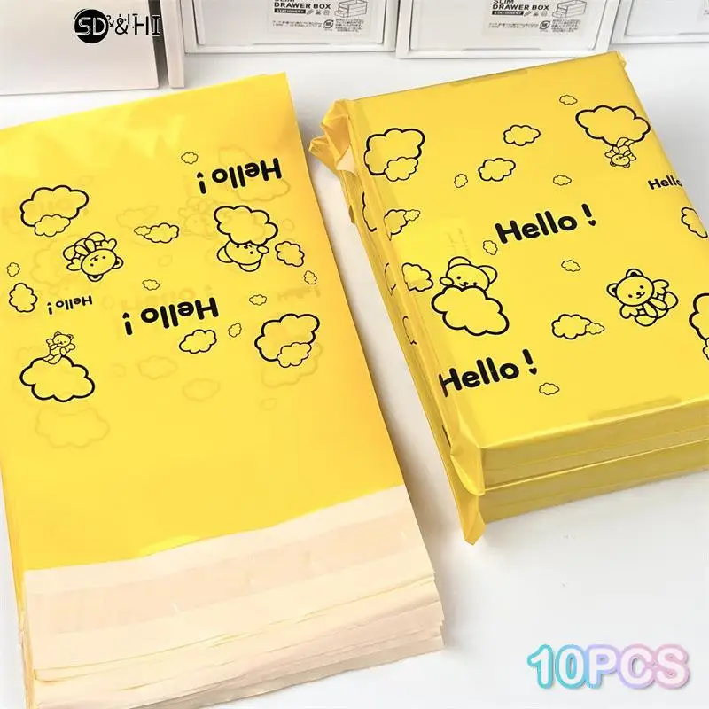 10Pcs  Courier Bag Envelope Packaging Delivery Bag Waterproof Self Adhesive Seal Pouch Mailing Bags Plastic Transport Bag
