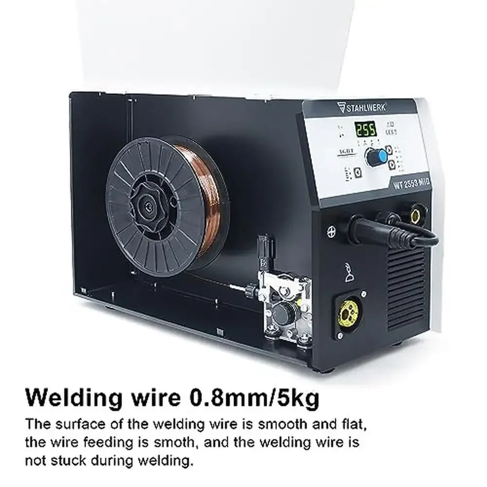 3-in-1 Welding Machine 255A Mig/Tig/MMA Dual Voltage Gas/Gasless Welder Multi Use & Advanced Technology 5