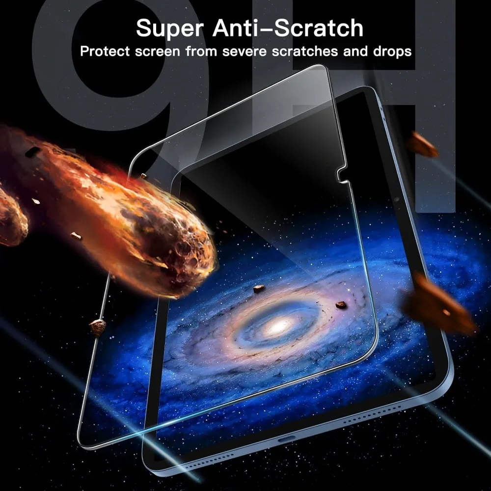 Tempered Glass for IPad 11th A16 2025 Screen Protector for IPad Air 11/Air 13 M3 HardnessProtective Film Easy Installation Kit