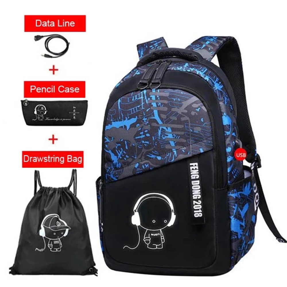 Mochilas escolares resistentes al agua para niños y niñas, escolar de dibujos animados adolescentes, novedad|Mochilas escolares| - AliExpress