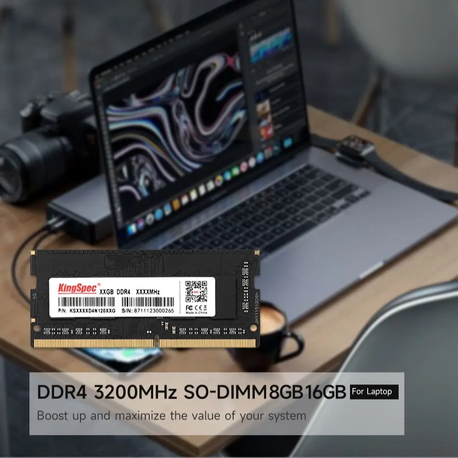 ノートブックコンピューター用KingSpec-DDR4 RAMメモリ,1.2v,8GB, 16GB