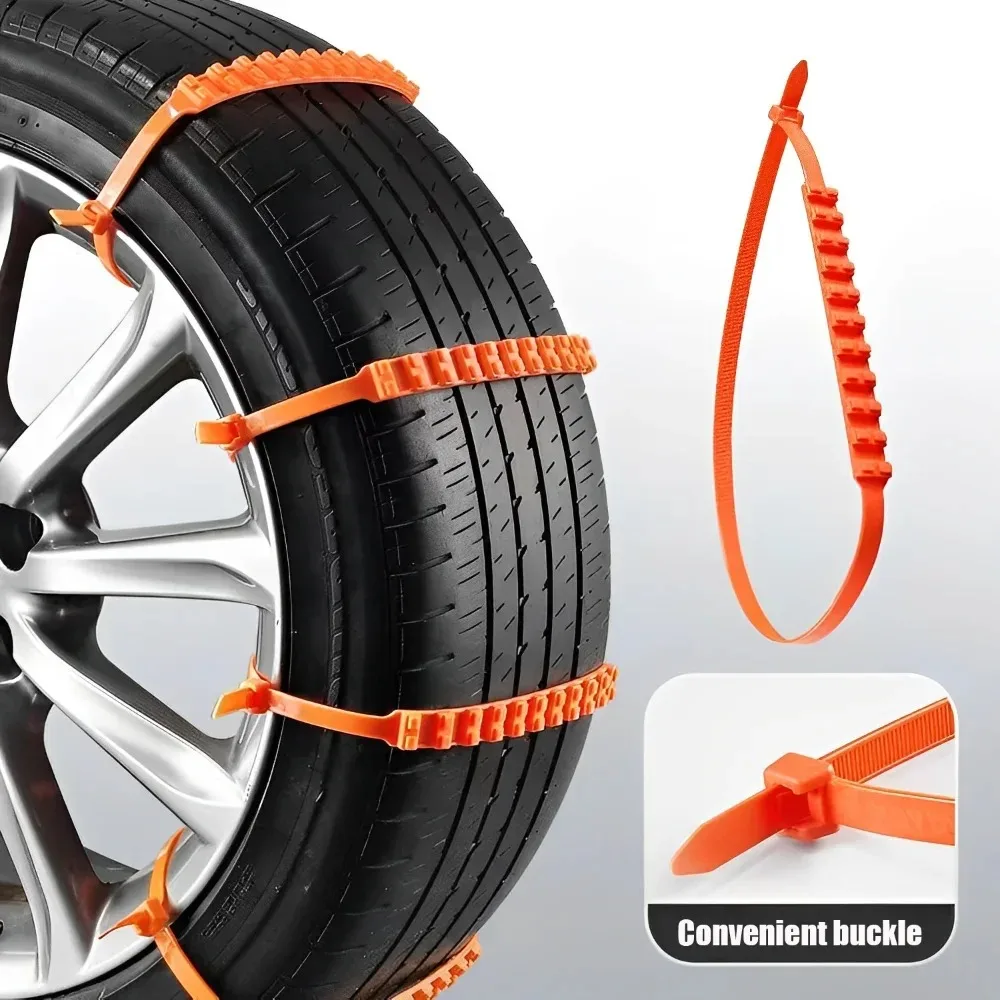 Portable Winter Car Snow Chains Nylon Tire Anti Skid Wheel