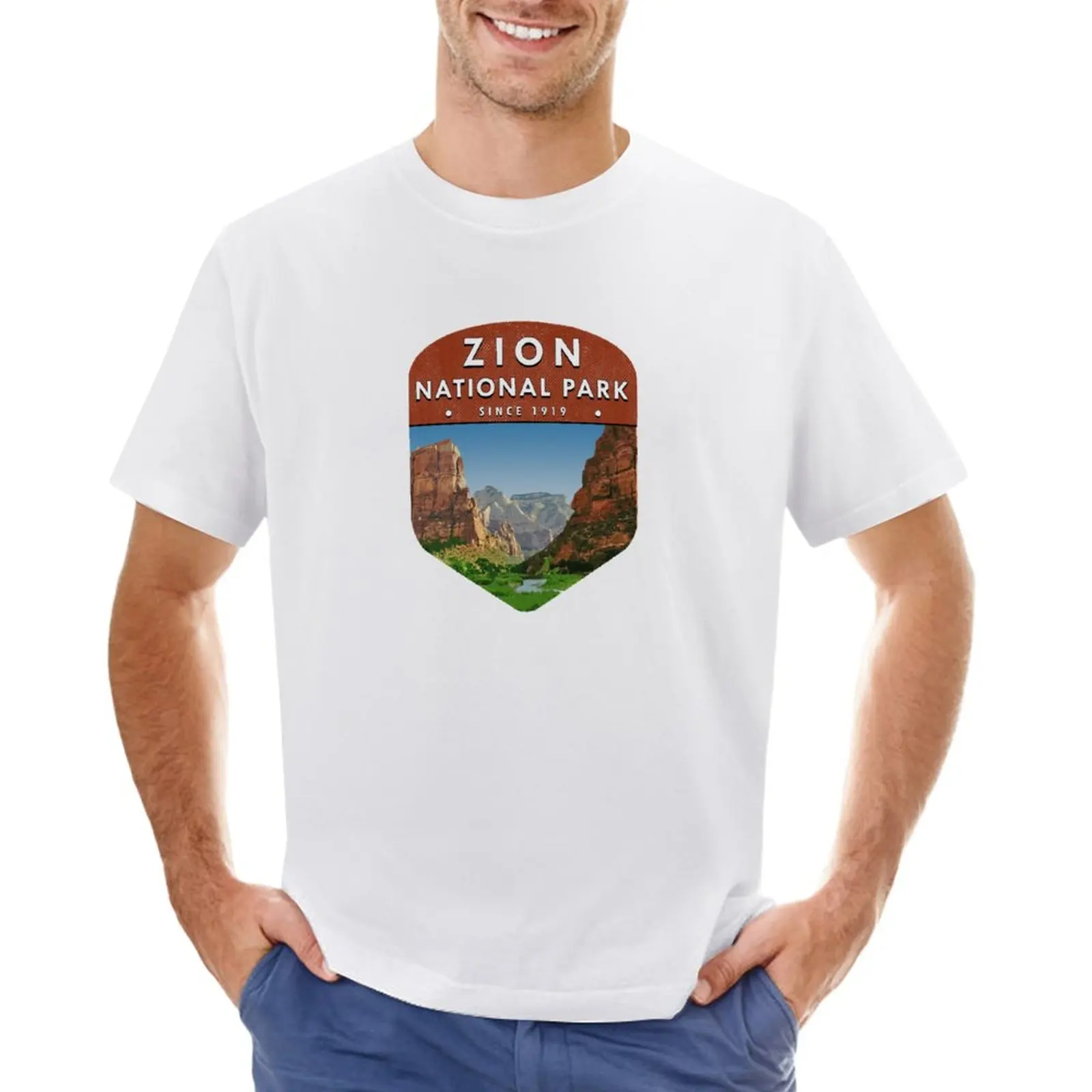 

Zion National Park 2 T-Shirt funnys oversizeds blacks mens funny t shirts