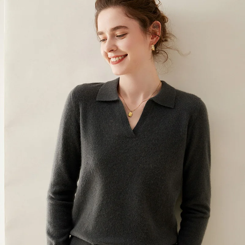 Рисунок 4 - Женский кашемировый пуловер с V-образным