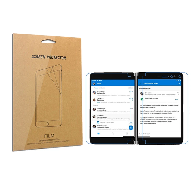 3Pcs Lcd Screen Protector Per Surface Duo Duo2 Protettivo Anti-Scrach Cover Shield Film Tablet Accessori