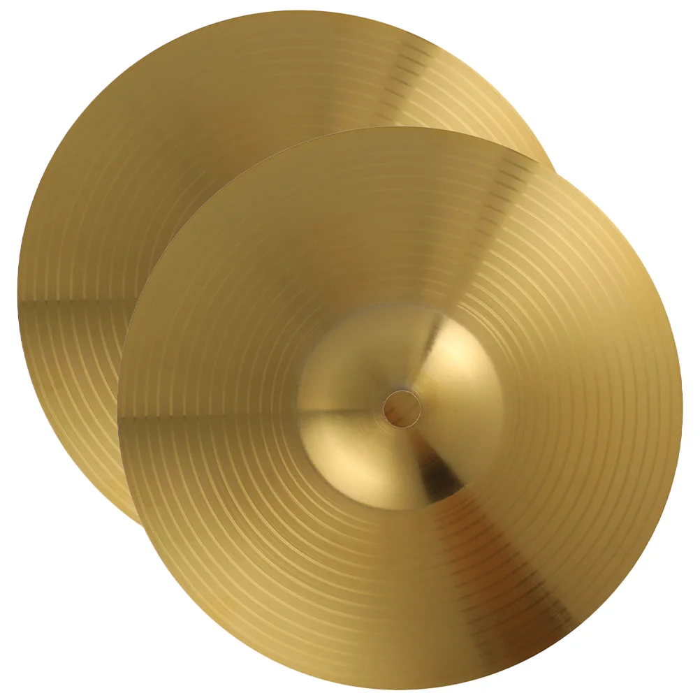 

2pcs Drum Set Cymbals Jazz Drum Cymbal Brass Crash Cymbal Music Instrument Cymbals
