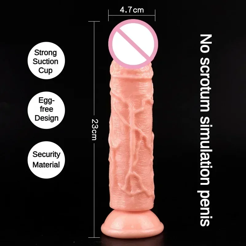 Sex Toys Realistic Dildo Skin Feeling Big Penis Suction Cup Female Masturbator Anal Sex Product