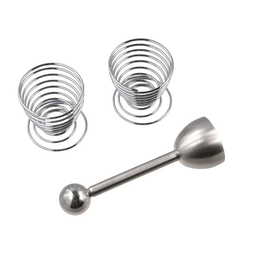 Stainless Steel Egg Shell Opener Practical Multifunction Egg Topper Cutter Creative Cracker Separator Boiled Eggs