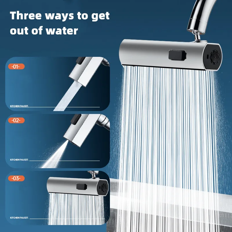 KitchenStarterUpgradeThreespeedWaterUniversalFaucetMulti