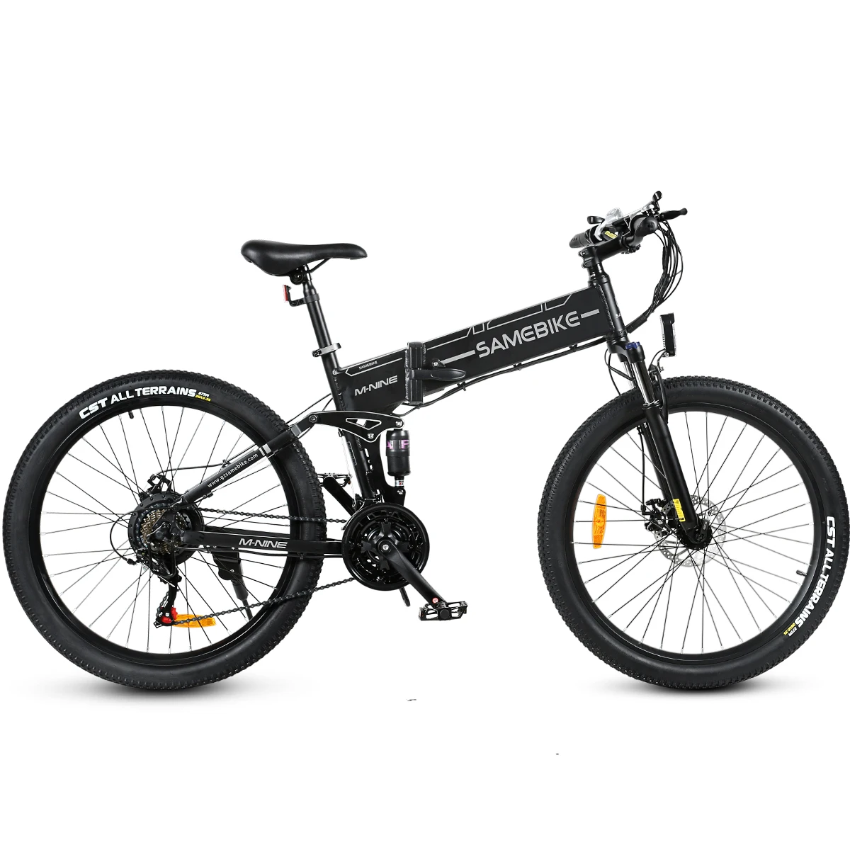 SAMEBIKE 電動自転車 黒 楽天市場】SAMEBIKE【バックミラー付き☆】 電動キックボード