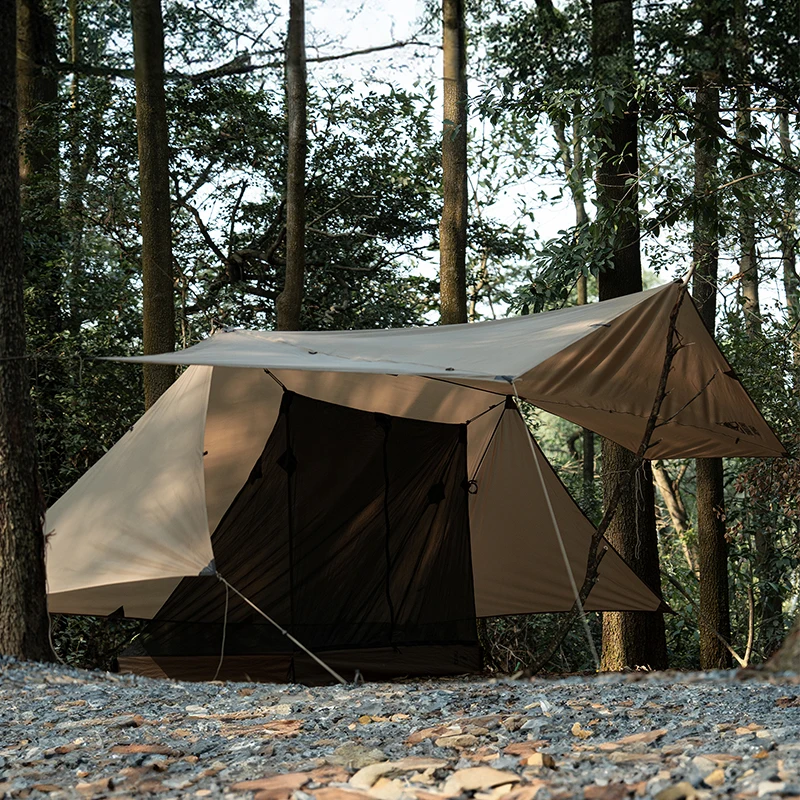 Waterproof Tarp OneTigris Outdoor Hammock Tarp Camping Shelter Compact Versatile Durable Backpacking Tarpaulin Beach Tent Awning waterproof tarpaulin,waterproof tarp,tarpaulin rain cover