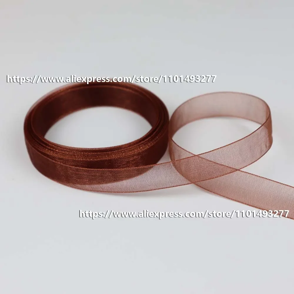 5 Yards Organza Ribbon for Gift Wrapping and Crafting