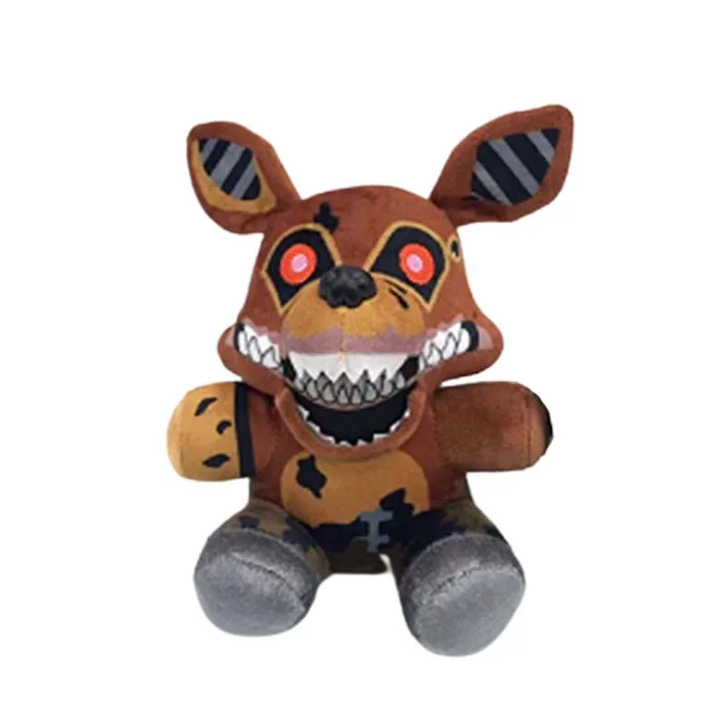 18cm FNAF Plush Toys Doll Kawaii Bonnie Chica Golden Foxy Gift For