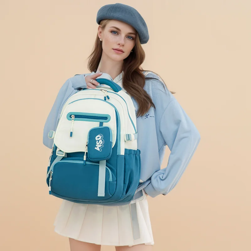 Schoolbags for Primary School Girls in Grades 3-6 Female High-Looking Junior High School Students Korean Style Backpacks