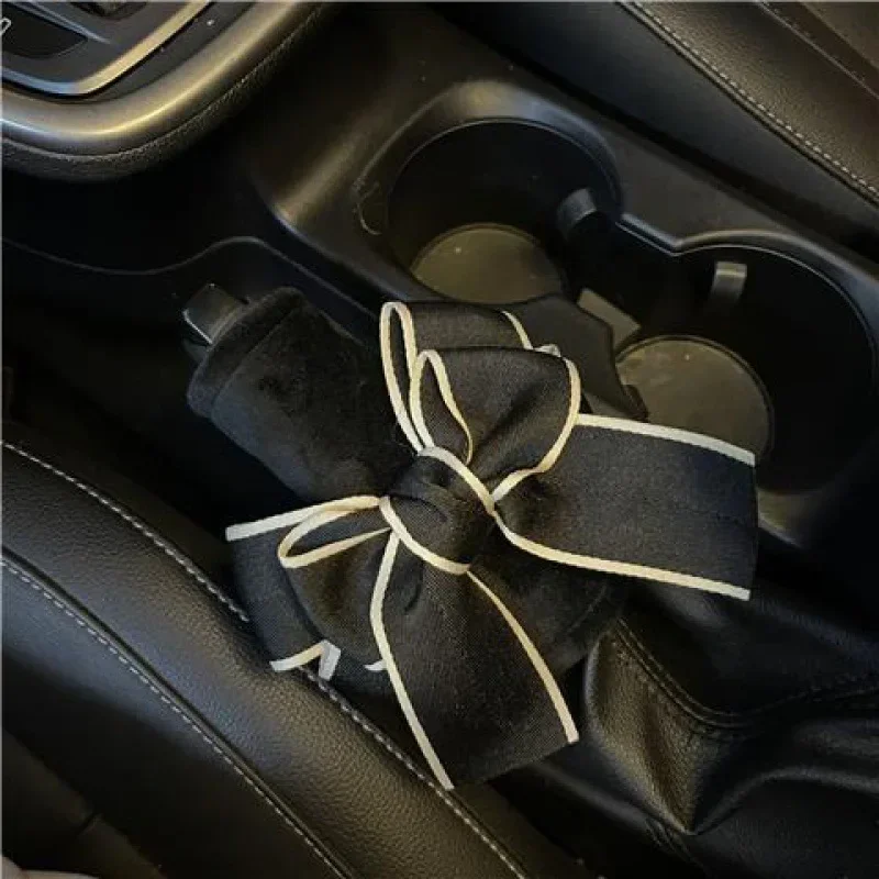 Car Handbrake Cover Gear Handle Cartoon Cute Universal Gear Protective Cover Car Decoration Set Deocrotive Accessries Ornaments