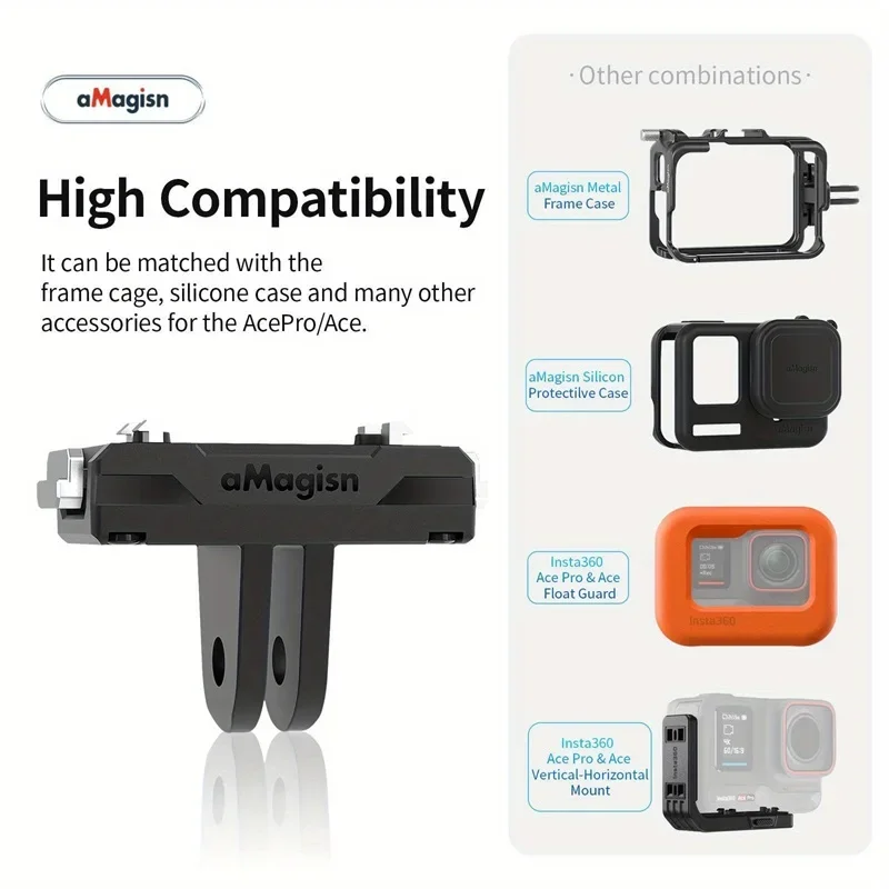 Magnetic Quick Release Mount - Portable, Durable Bracket for Tripod & Selfie Stick Accessories