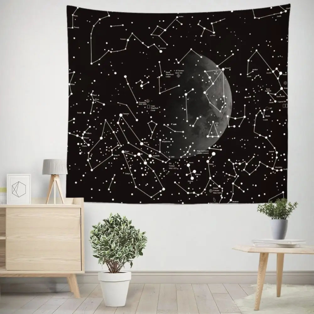 

Гобелен с рисунком бабочки, Луны, 51,2 × 59,1 дюйма, подвесное одеяло, ландшафтный тканевый гобелен для спальни, домашний декор