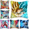 Japanese Anime Dragon Ball Serie Pillow Covers Cartoon Sofa Decorative Home Double-sided Printing Short Plush Cute Cushion Cover 1