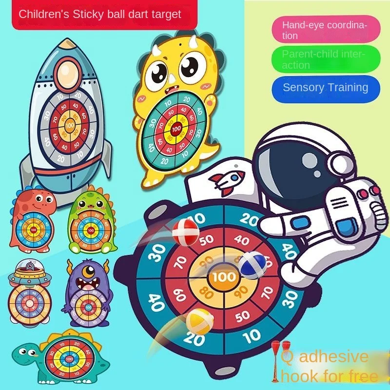 Астронавт Рогатка мишень клейкий мяч бросок Dartboard Стрельба Спортивные Игры