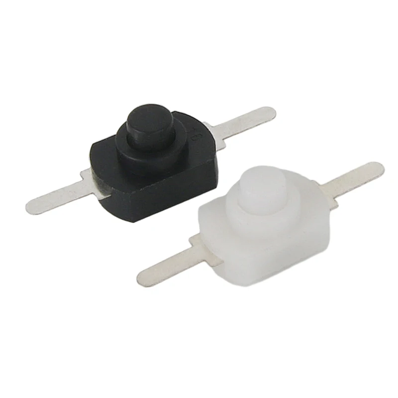 50x Mikrodrucktastenschalter 12x8mm - Selbstsichernd, DC 30V/1A, 2-polig