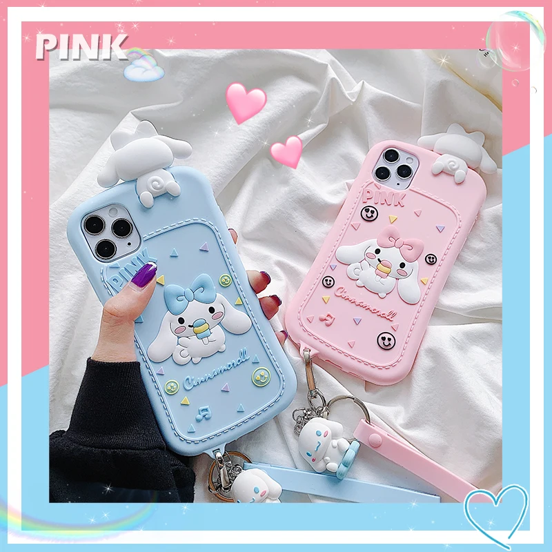 

Kawaii Cinnamorol Phone Case Cartoon Shockproof Phone Case for Iphone 12 11 13Pro Max Xr X Xs Max Cartoon Phone Case