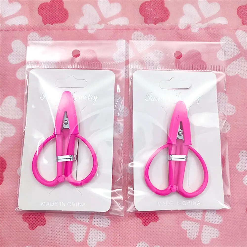 Loop Scissors for Kids Teens Adults Colorful Looped, Mini Easy Grip Scissor  Adaptive Design Cutting for Small Hands,8 Inches