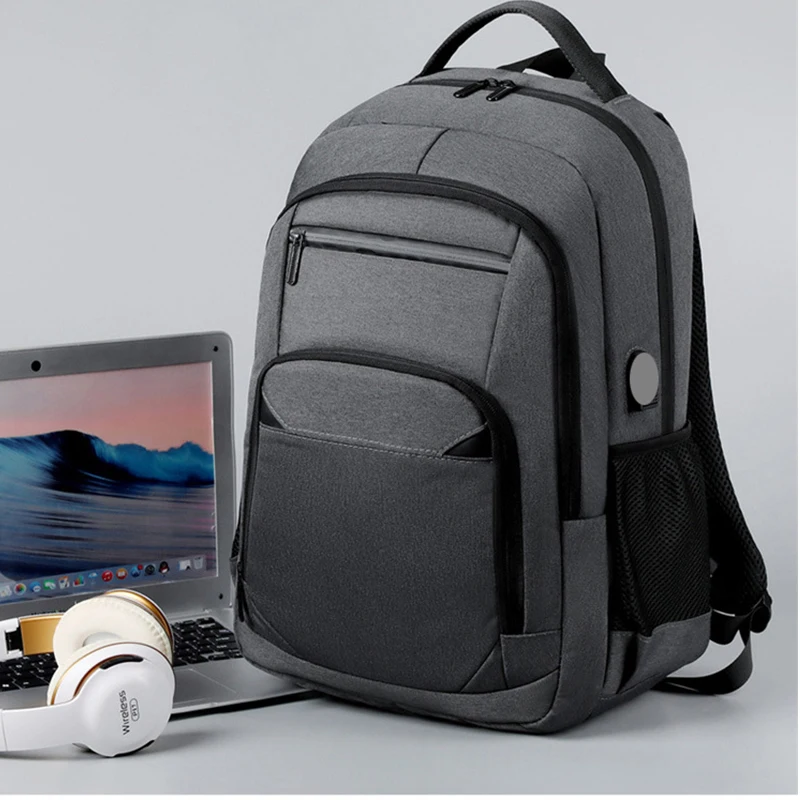 

Men Backpack Laptop 15.6 Inch Oxford Multifunctional USB Charging Back Pack College Student School Bags for Teenagers