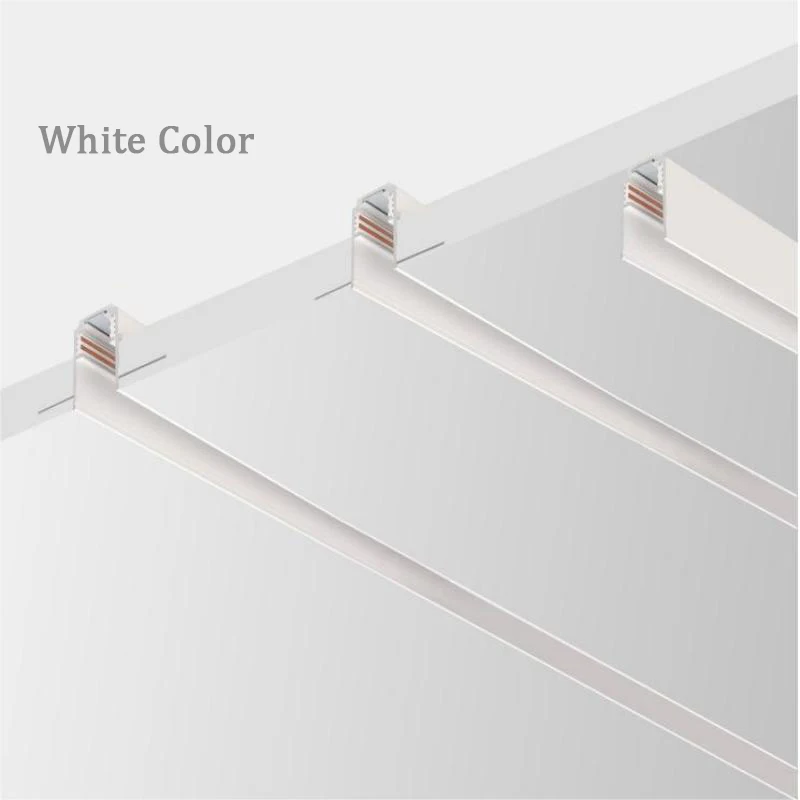 Magnetic Track System Rail Series Ceiling Embedded Plastering Surface Mounted Hanging Aluminum 48V Safe Working for Led Lights 3