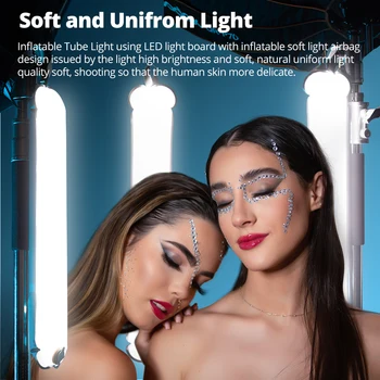 Ambitful GC12 Gold Crow 12 Flexible Photography Lighting Air Light 2700K-6500K Portable LED Soft Light Inflatable 2