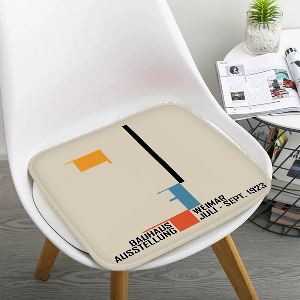 Bauhaus Modern Abstract Geometric Tie Rope Chair Mat Soft Pad Seat Cushion For Dining Patio Home Office Indoor Outdoor Garden 4