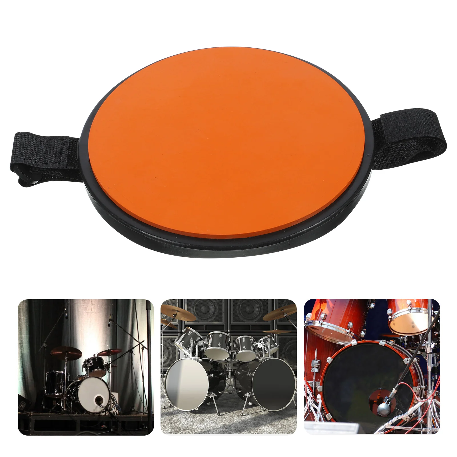 

Drum Pad Practice Pads Leg Stand Snare Mute Silent Silicone Percussion Beginner Basic Mat Drummer Electronic Children Drums