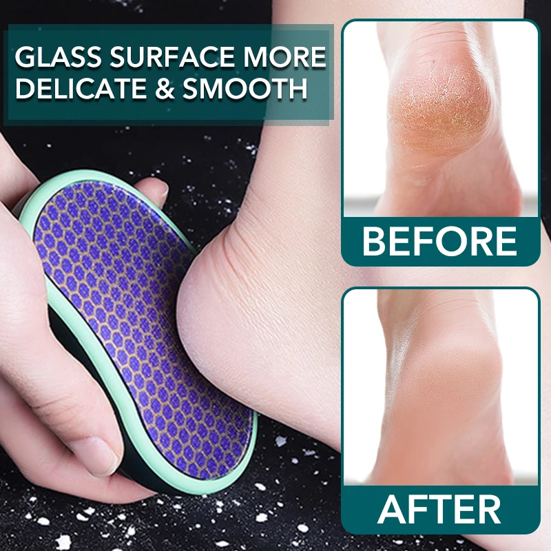 Glass Foot File, Foot Smoother, Callus Remover for Feet
