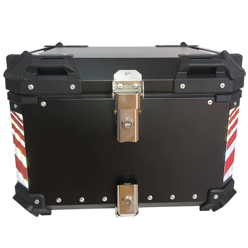 

55L large corner protector motorcycle top box tail cases delivery boxes