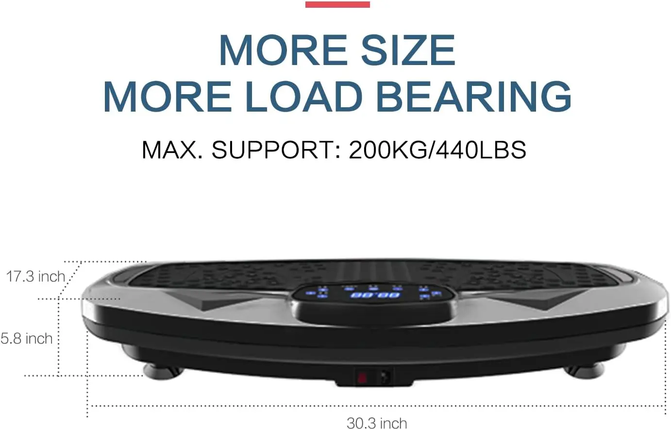 Vibration Plate Exercise Machine Whole Body Workout Vibration Fitness Platform for
