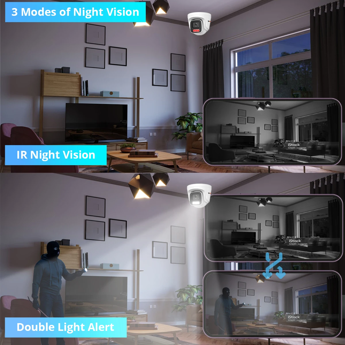 5MP IP Camera POE Indoor Surveillance H.265 Two Way Audio CCTV Color Night Vision Camera For POE System XMEye Pro iCSee Camera 4