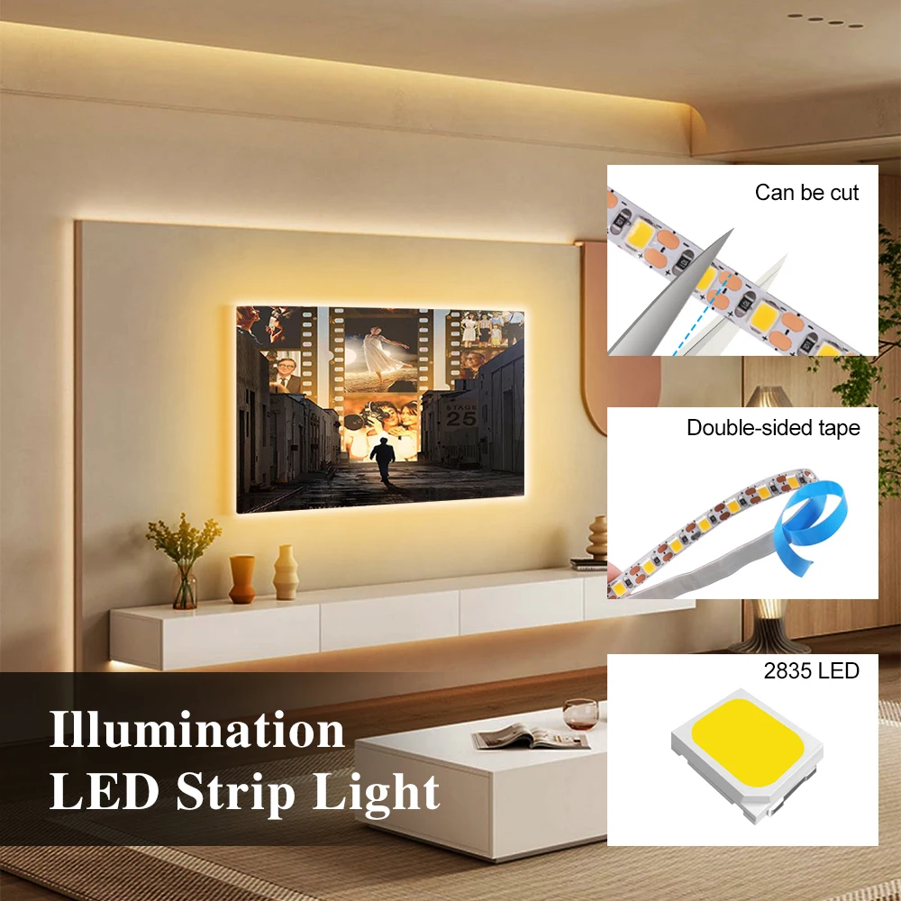 5V 3mm 5mm 8mm PCB LED Strip Light S2e0e54ab576a4715b0a63aa5c1266e48d