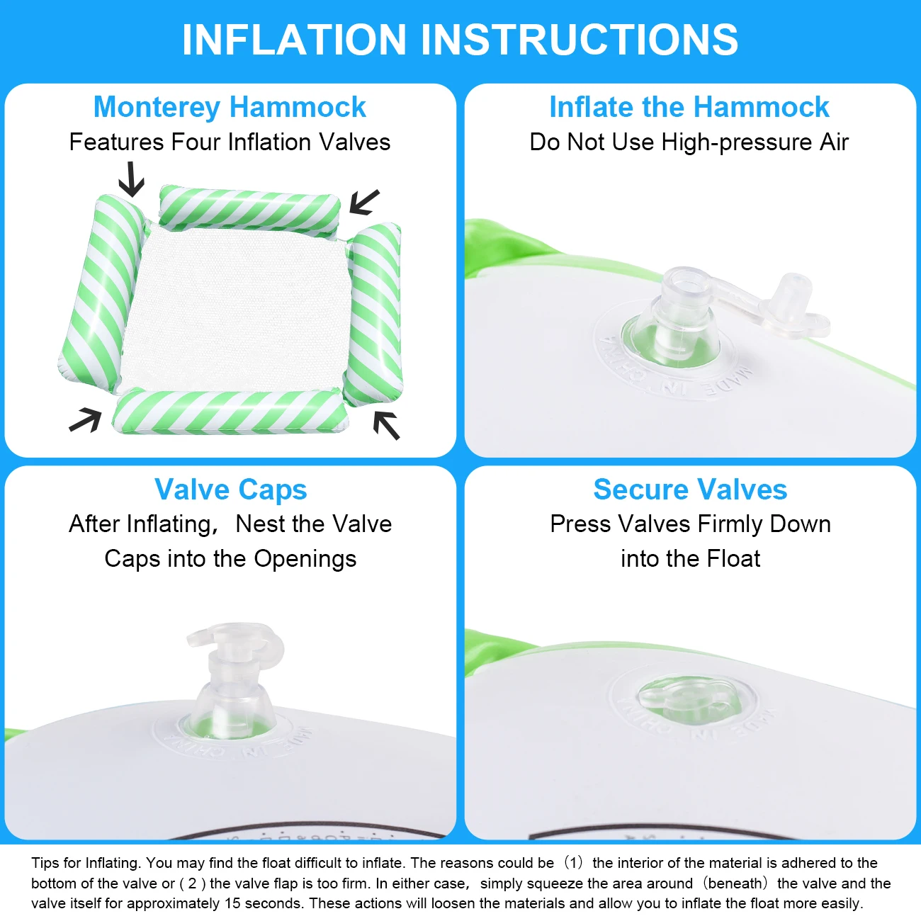 1PC Inflatable Pool Floats for Adult Heavy Duty,Beach Lounge Chairs for Party,Pool Side Chairs for Edge 5