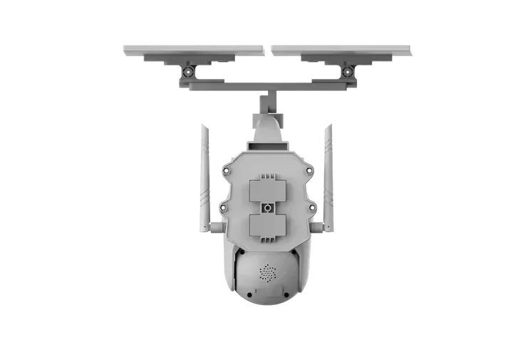 UBOX 4G 심카드 3MP 20배 광학 줌 태양광 배터리 카메라 실외 무선 듀얼 렌즈 12W 6MP 태양광 카메라