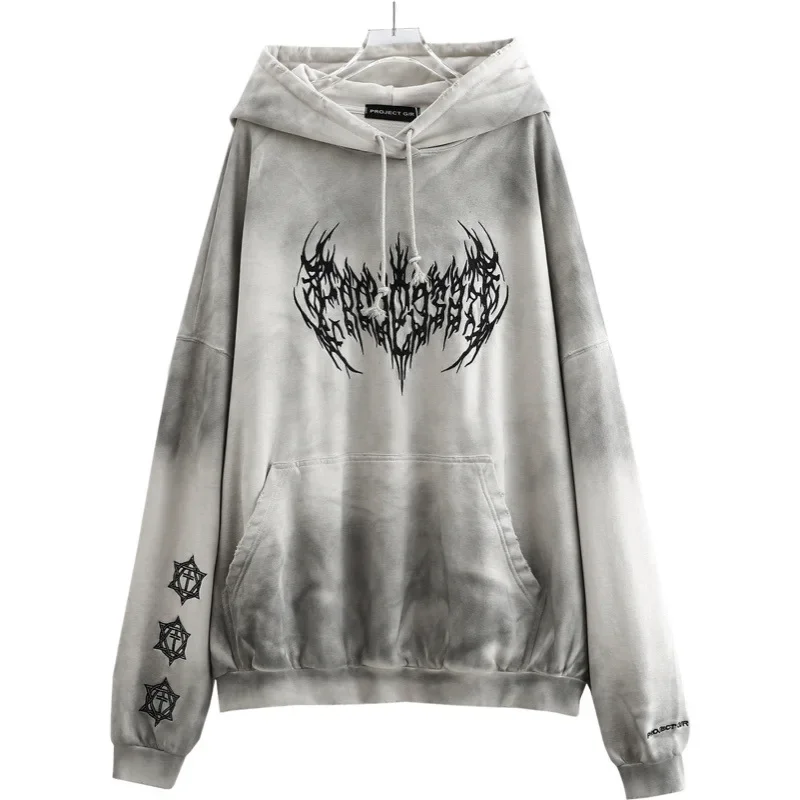 

New luxury Grailz Y Project Washed Pullover Hoodies Hoody hooded Sweatshirts velvet Cotton Drake Thick Fleece Street #U12