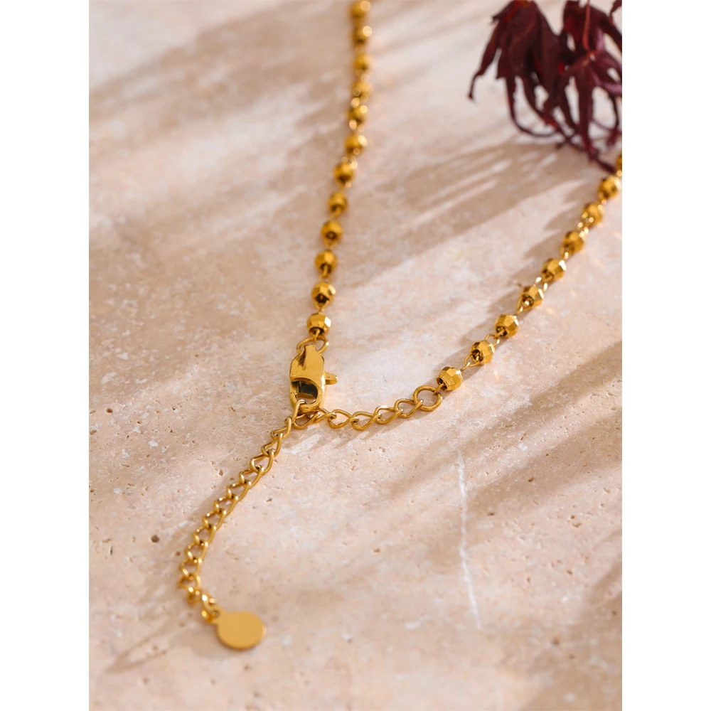 Yhpup Women Necklace 18K Gold Plated
