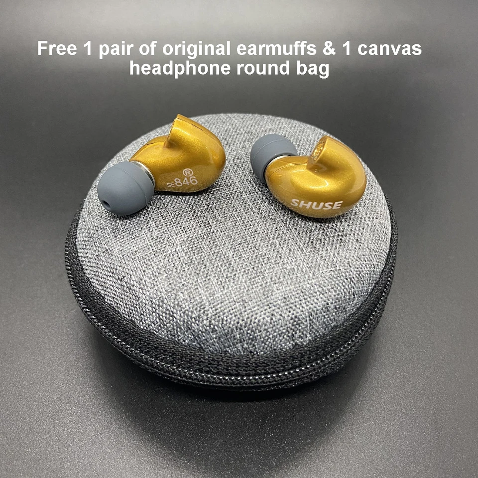 DIY SE846 HiFi Stereo In Ear Earphones, Bass Headphone, MMCX for