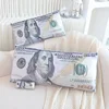 Two Sizes U.S. Dollar Plush Pillow Stuffed Currency Long Cushion Sleeping Bolster Head Support Plushie Present 2