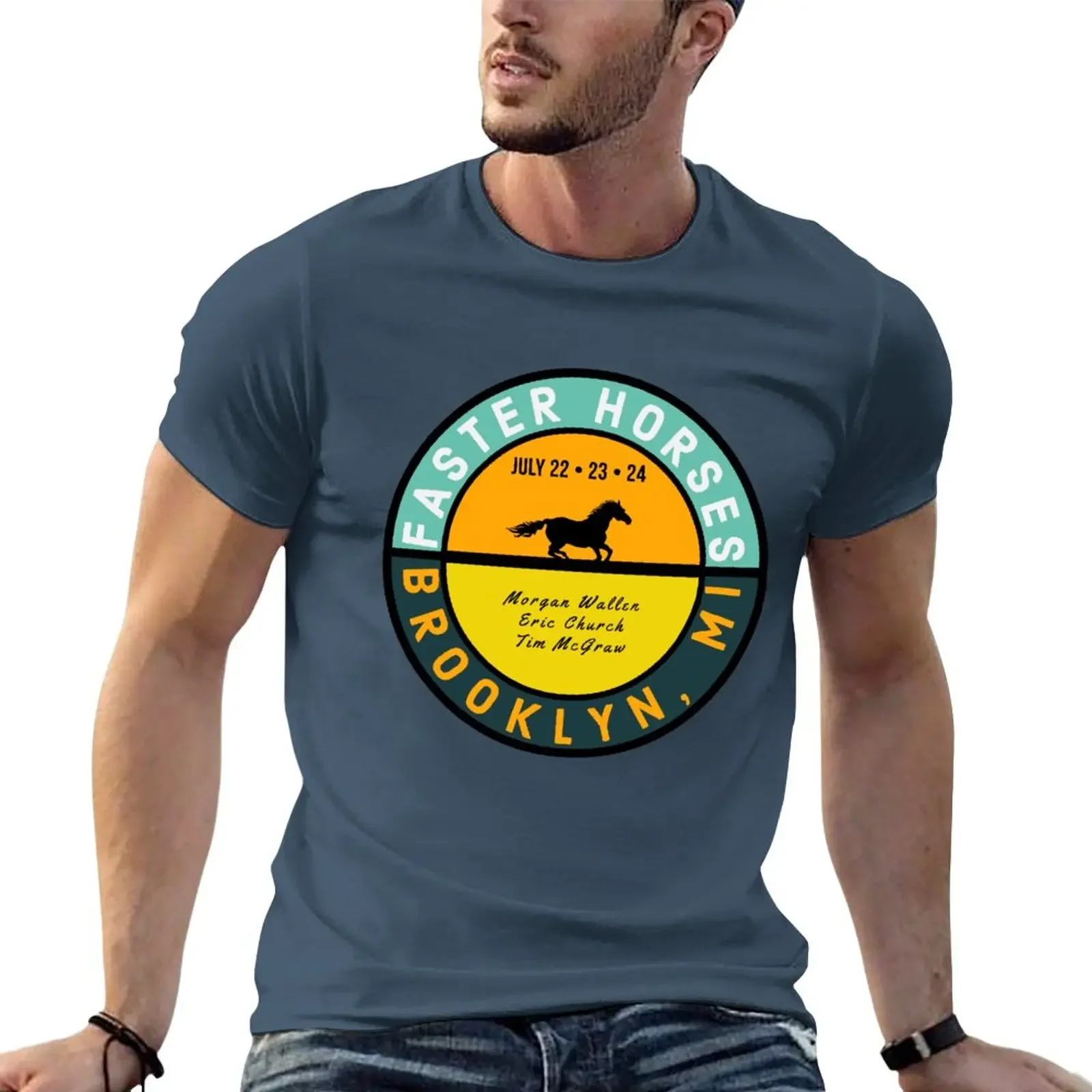 

Faster Horses 2022 T-Shirt aesthetic clothes cute tops summer clothes designer t shirt men