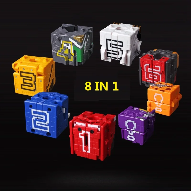Interactive Educational Math Cube Robot Puzzle