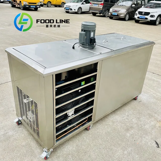 0.5 Ton /24 H 20 Pcs Once Commercial Industrial Ice Brick Maker Machine Ice Block Making Machine 6