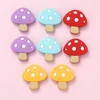 10Pcs New Silicone Beads Cartoon Mushroom Shaped Focal Beads For Jewelry Making DIY Nipple Chain Bead Pen Handmade Accessories 5